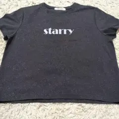 COCO DEAL　箔プリンロゴTシャツチャコールのサムネイル