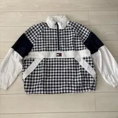 TOMMY JEANS ナイロンジャケット チェック柄