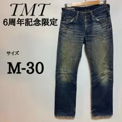 TMT 6周年記念限定デニム　サイズM-30 刺繍　セルビッチジーンズのサムネイル