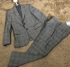 グレー チェック柄 カジュアルスーツ ビジネススーツ　セット