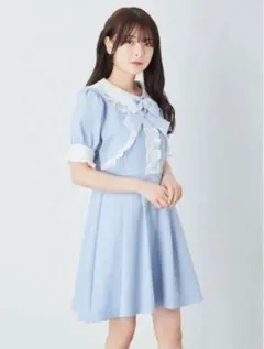 ボレロ風フリルワンピース