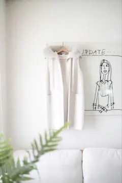 ⭐︎希少⭐︎ S MAX MARA エスマックスマーラ ジレ コート ファー付き S Max Mara(エス マックスマーラ) ムートン・ファーコート