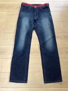 ダークブルーストレートレッグデニム