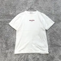 ミルクフェド/ONE/白/半袖Tシャツ/ロゴプリント/コットン/夏/カジュアルのサムネイル