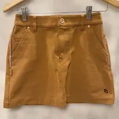 パーリーゲイツ　PG ゴルフ用スカート キャメル色　コーデュロイ