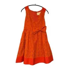 Chesty￼ レースワンピース　ＡラインVネックリボン付きレースワンピ