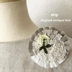 handmade skip×コラージュブローチ ミナペルホネンハンドメイド