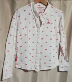 ［未着用］ルコック ゴルフ 長袖ポロシャツ レディースL