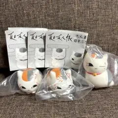 夏目友人帳　ちんまりニャンコ先生　そふびこれくしょん　ニャンコ先生　3個セット