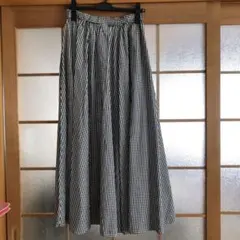 niko and ... ギンガムチェック フレアロングスカート サイズ3