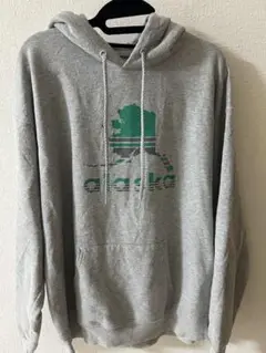 Hanes アラスカ グラフィック スウェットパーカー L 古着