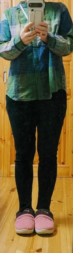 ユニクロ　リブ　レギンスパンツ　3色セット