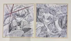 AJ 2026 鬼滅の刃 リアルWEBSHOPくじ 複製ミニ色紙 我妻善逸 獪岳