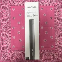 SALONIA ストレートヘアアイロン ブラック 24mm SL-004S