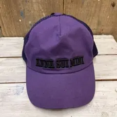 ANNA SUI アナスイミニ　紫色 鬼滅の刃　キャップ サイズ52-56cmのサムネイル
