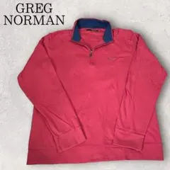 US古着 GREG NORMAN グレッグノーマン ハーフジップ スウェット