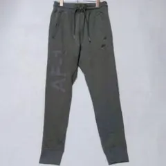ナイキ AF1ロゴ スウェット パンツ （S）ドローコード リブ仕様