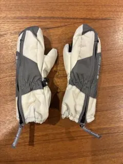 キッズ　ミトン型グローブ グレー/ホワイト　united motion