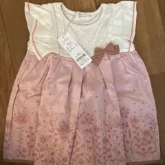 la poche secrète フリル袖トップス 110cm