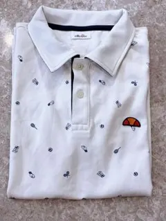 ellesse テニスウェア ポロシャツ 総柄
