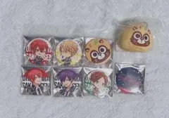 浦島坂田船 缶バッジ8個セットとマスコット