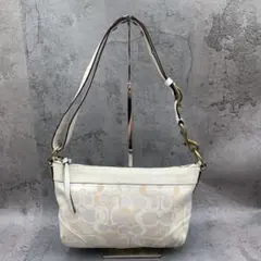 COACH シグネクチャージャガードショルダーバッグ♡ヴィンテージ 
