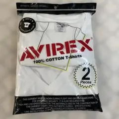 AVIREX U.S.A. ホワイト Vネック Tシャツ M 2枚組