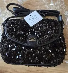 新品未使用 Savoy ブラック スパンコール バッグ
