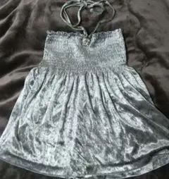 新品！ベルベット ノースリーブチュニック