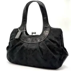美品Coach コーチエルゴ パテントレザー プリーツサッチェル
