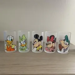 ディズニーグラス　レトロ　未使用　5個セット