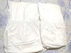 西川 白ラップシーツ 2枚 敷布団用　袋から出し、広げましたが、未使用です。