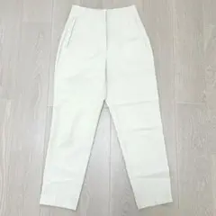 ZARA ザラ ハイウエストパンツ ズボン オフホワイト S