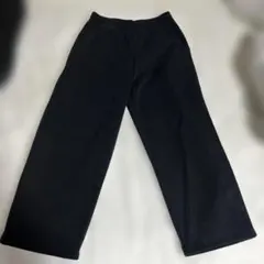 UNIQLO :C ブラック ワイドパンツ スウェットパンツ
