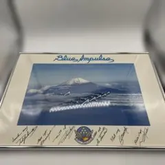 航空自衛隊 ブルーインパルス（T-2）富士山飛行 パネル写真 額装品 サイン入り 2026年最新】ブルーインパルス サインの人気アイテム - メルカリ