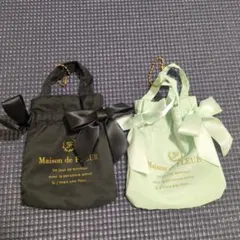 Maison de FLEURトートバッグキーホルダー2個セット