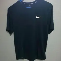 Nike DRI-FIT 半袖ランニングメッシュトップス ブラック★M★新品