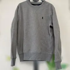 ポロラルフローレン　フリースクルーネック　グレー　XSサイズ