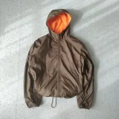 OLD UNIQLO リバーシブル フリース ナイロン ジャケット ドローコード