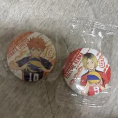 日向翔陽・狐瓜研磨　缶バッジ 2個セット　未開封