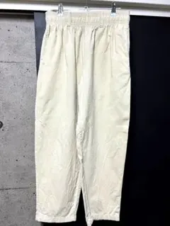 GU アイボリー ワイドパンツ コーデュロイパンツ
