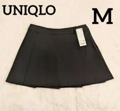 【新品タグ付き】UNIQLO　ユニクロ プリーツスコート ブラック　黒