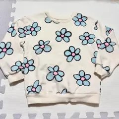 花柄 トレーナー
