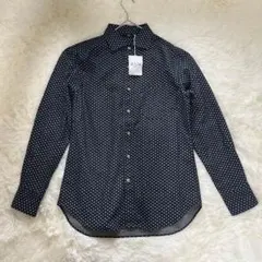 未使用タグ付き✨45R 藍染 ドット柄 長袖シャツ 紺 2サイズ インディゴのサムネイル