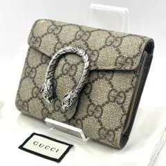 GUCCI グッチ ディオニュソス GGスプリーム 三つ折り財布 627073