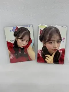 カワラボ衣装展 FRUITS ZIPPER 月足天音　トレカ２枚セット