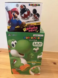 スーパーマリオ　ヨッシーフィギュア、ワンワンおおあばれギミックセット