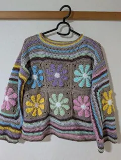 専用です　デイジーかぎ針編みセーター