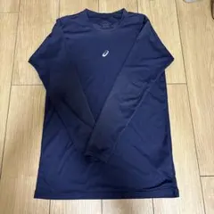 アシックス　アンダーシャツ ネイビー　S