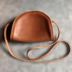 OLD COACHコーチ ハーフムーン ショルダーバッグ ブラウン